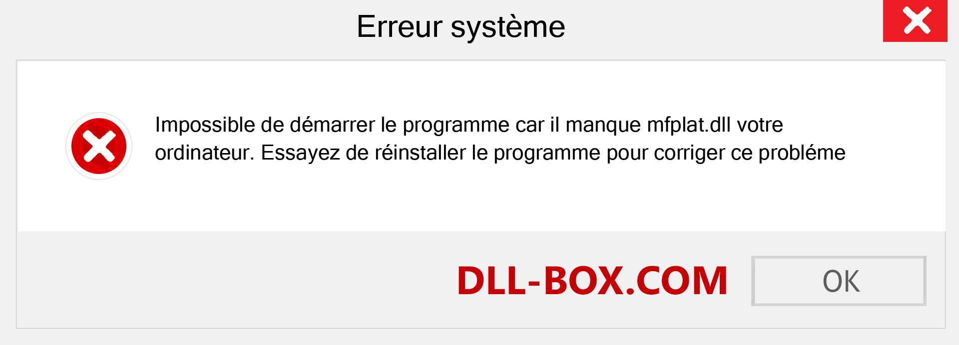 Le fichier mfplat.dll est manquant ?. Télécharger pour Windows 7, 8, 10 - Correction de l'erreur manquante mfplat dll sur Windows, photos, images